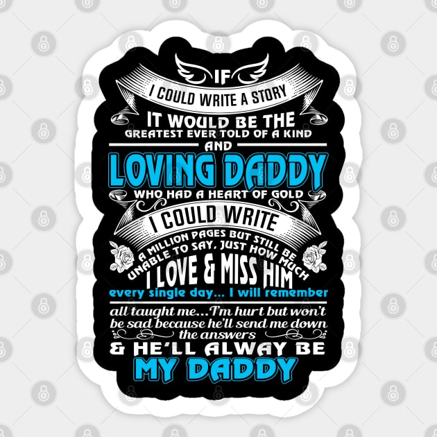 He Will Alway Be My Daddy Sticker by Emart